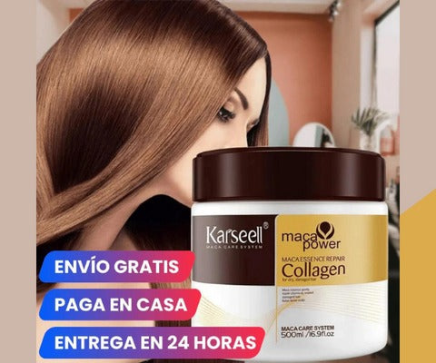 KARSEELL - CREMA REVITALIZADORA CAPILAR CON COLÁGENO- PRECIO POR MAYOR - 🔴 PRECIO POR MAYOR