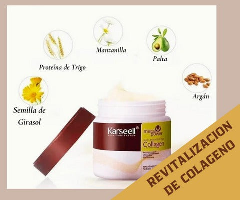 KARSEELL - CREMA REVITALIZADORA CAPILAR CON COLÁGENO- PRECIO POR MAYOR - 🔴 PRECIO POR MAYOR